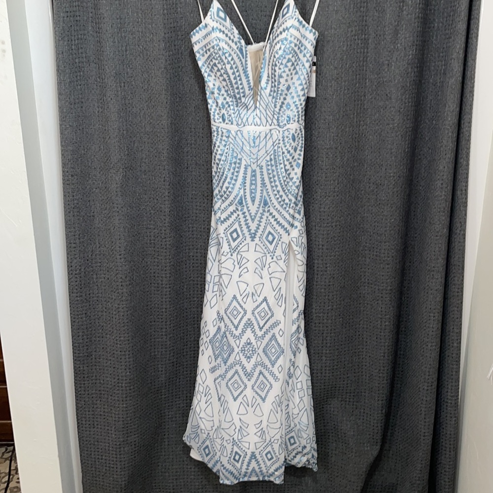 Cachet beaded formal dress